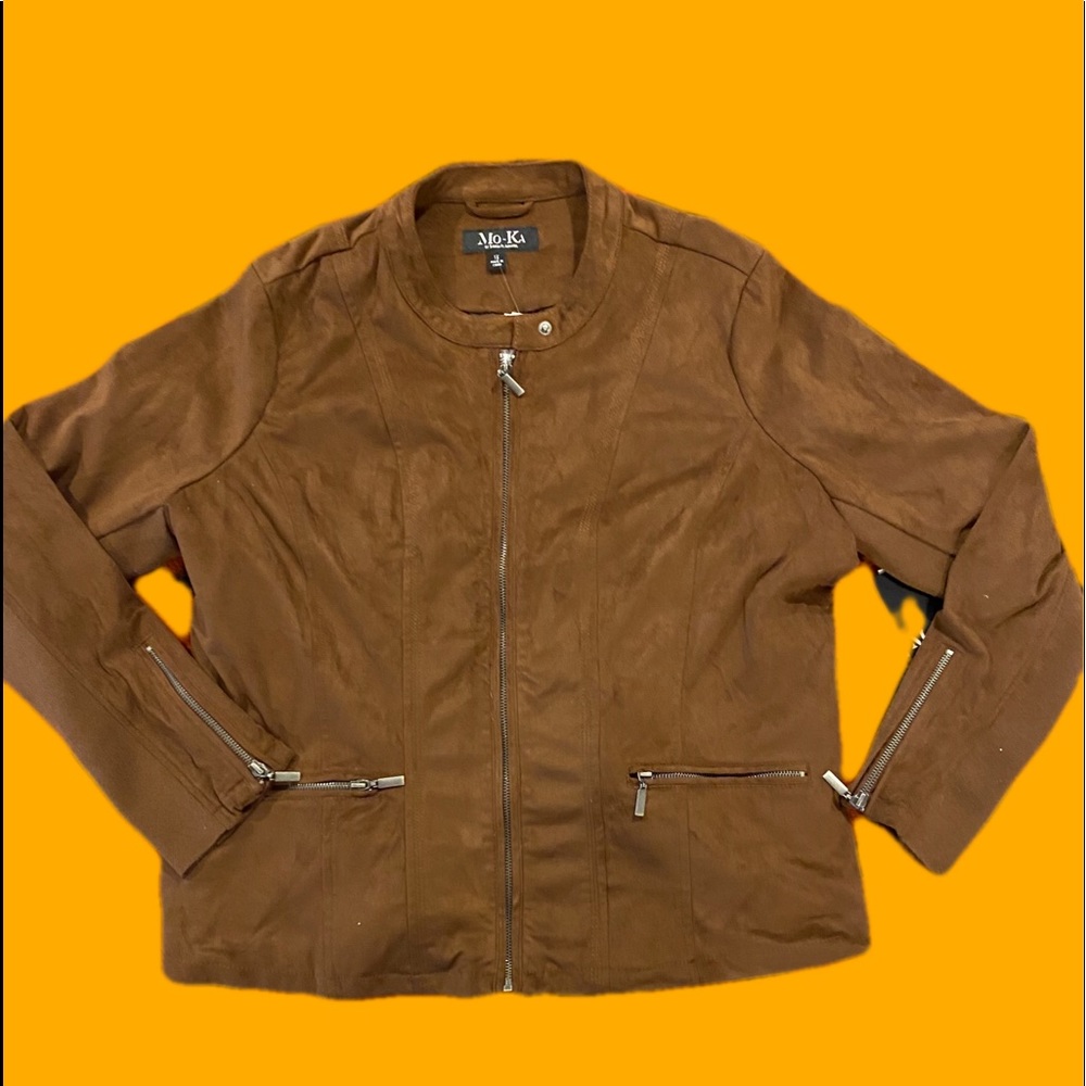 Faux suede jacket Mo-Ka